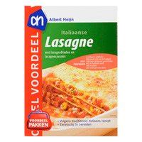 ah italiaanse lasagne voordeel boodschappen korting