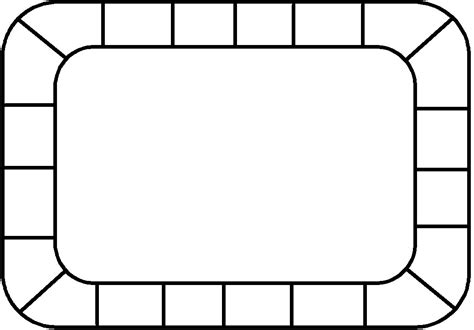 blank board game templates  clipart