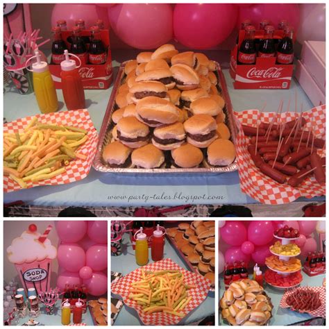 party tales birthday party  diner sock hop part