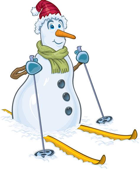 skiing clipart christmas picture  skiing clipart christmas