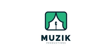 muzik productions logo logomoose logo inspiration
