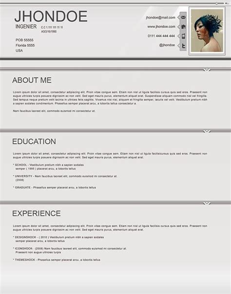 cv template   year  resume format resume examples good