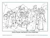 Wilderness Wandered Moses Israelites Forty Sundayschoolzone Inspirierend Slavery Kostenlos sketch template