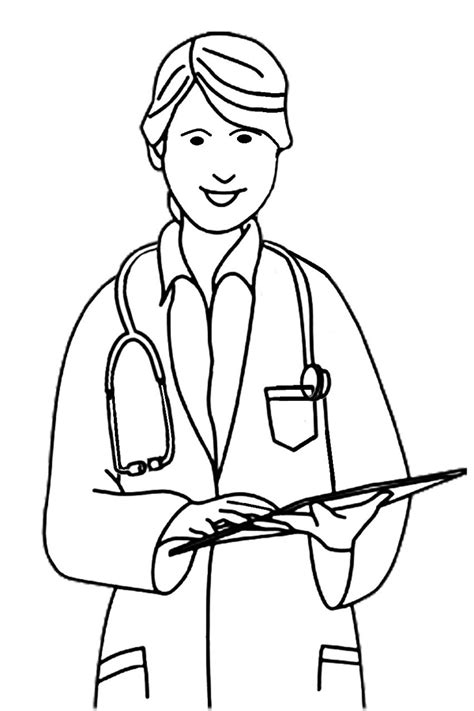 beautiful nurse coloring page  printable coloring pages  kids