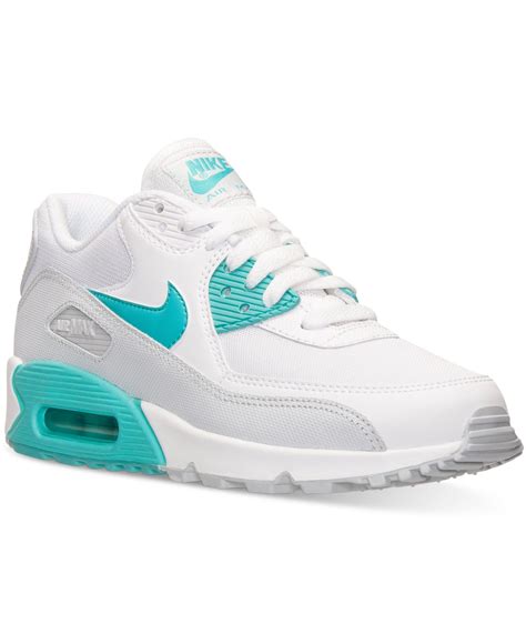 lyst nike womens air max  essential running sneakers  finish   white