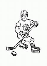 Coloring Pages Nhl Hockey Library Clipart Rita sketch template