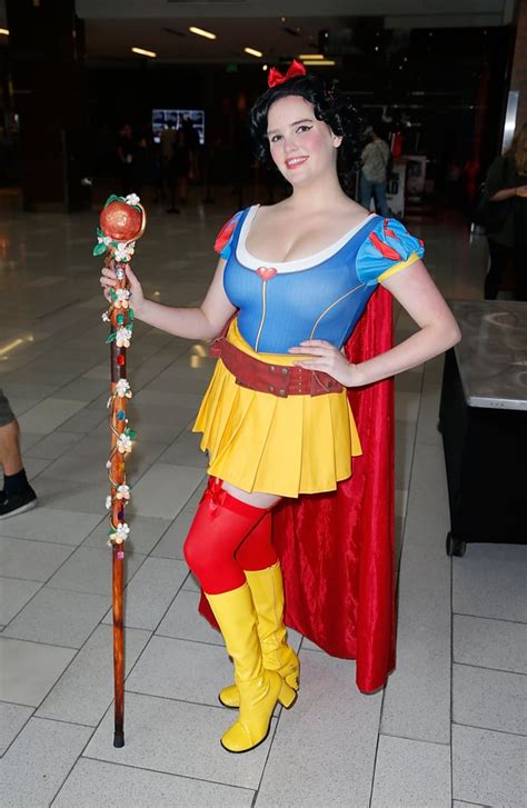 super snow white disney costumes at comic con popsugar