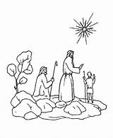 Christmas Coloring Story Pages Bible Shepherds Printables Field Jesus Baby Clip Star Library Clipart Three Comments sketch template