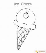 Ice Cream Coloring Kids Date sketch template