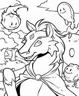 Coloring Pages Neopets Coloringpagesfun sketch template