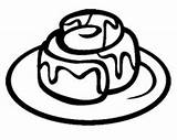 Cinnamon Roll Clipart Rolls Coloring Pages Drawing Cookie Clip Cliparts Color Swirl Library Getdrawings Tootsie Clipground Coloringkidz sketch template