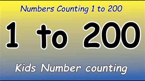 counting    number   counting  english counting numbers