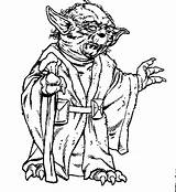Yoda Wars Star Coloring Pages sketch template
