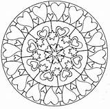 Mandala Coloring Pages Hearts Coloriage Adults Adult Stress Anti Valentines Printable Color Sheets Jamberry Para Mandalas Colorear Heart Books Amour sketch template