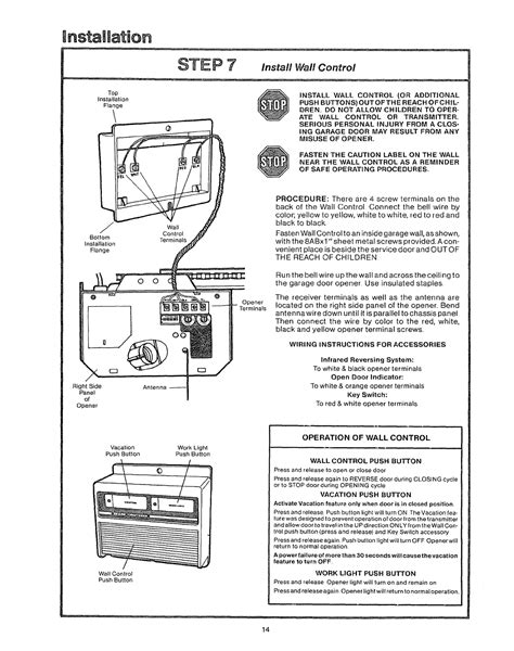 wiring diagram  craftsman garage door opener wiring diagrams manual