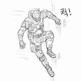 Titanfall sketch template