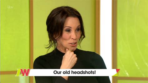 loose women s andrea mclean shocks fans as she goes braless in racy throwback headshot and