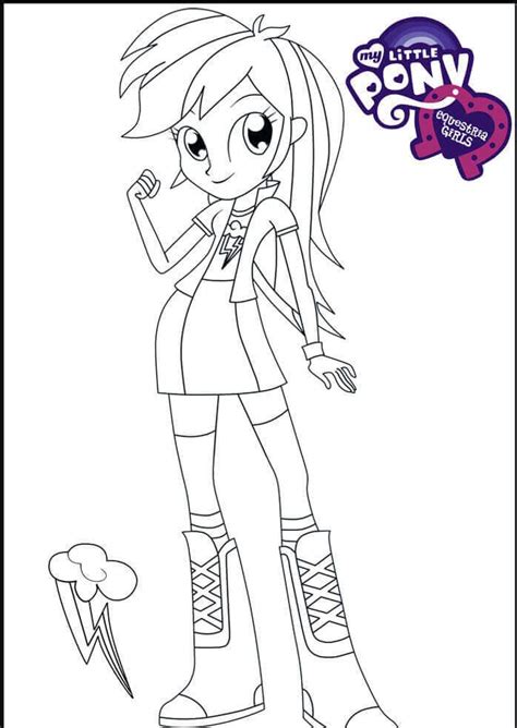anime coloring pages   pony