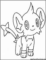 Coloring Shinx Pokemon Pages Luxio Luxray Getdrawings Fun Pokeman Template sketch template