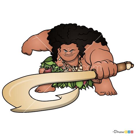 draw maui  moana