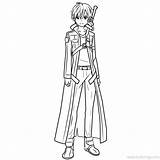 Kirito Coloring Sword Pages Online Printable Xcolorings 67k Resolution Info Type  Size Jpeg sketch template