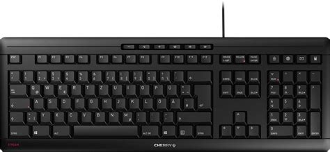 cherry stream usb tastatur deutsch qwertz windows schwarz kaufen
