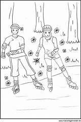 Malvorlage Malvorlagen Inliner Ausmalen Ausmalbilder Skating Fahren Skates Rollschuhe Malvorlagan sketch template