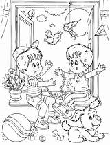 Coloring Pages Friendship Print sketch template