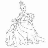 Princess Coloring Tiana Pages Frog Printable Naveen La Spell Breaking Top sketch template