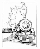 Coloring Pages Trains Kids Train Printable sketch template