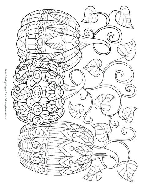 fall coloring pages  adults printable  getcoloringscom