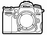 D7000 Nikon Late 2010 sketch template