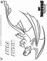 Coloring Dragon Train Pages Toothless Fury Night Httyd Outline Party Dragons Color Printable Colouring Printables Hookfang Sheets Edge Race Getcolorings sketch template