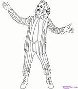 Coloring Pages Beetlejuice Showtime Broadway Related sketch template