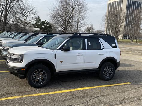 official oxford white bronco sport thread page   ford bronco sport forum