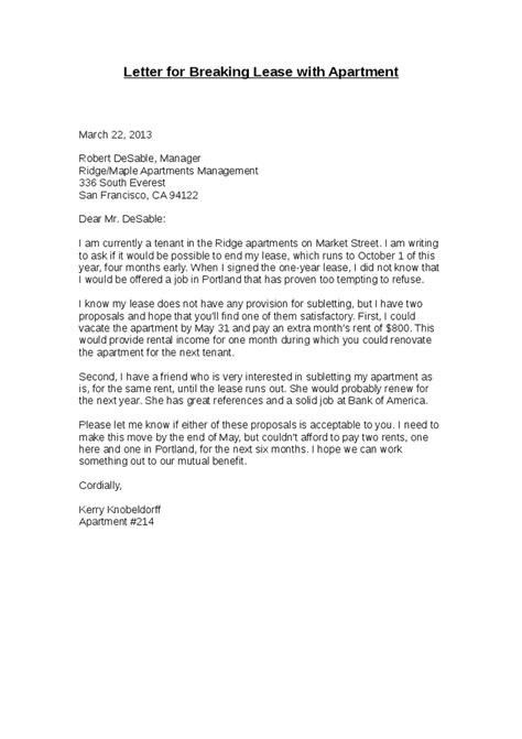 letter  breaking lease  apartment hashdoc vice