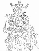 Justice League Coloring Pages Color Print sketch template