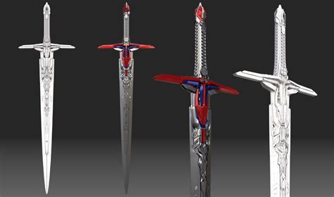 sword optimus prime transformers model turbosquid