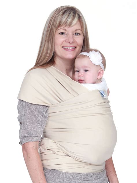 moby organic stretchy wrap oatmeal  baby sling boutique moby