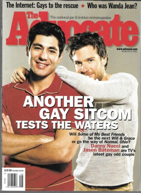 The Advocate Gay And Lesbian Magazine March 13 2001 Vg Fn Jason