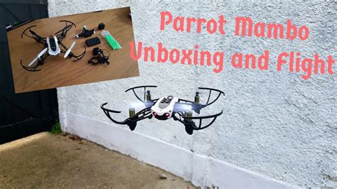 parrot mambo unboxing  flight youtube