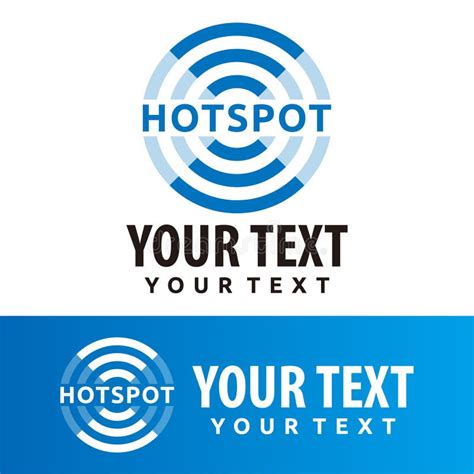 internet network hotspot logo vector illustration design stock vector illustration  access