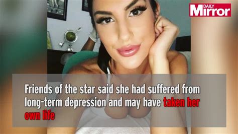 porn star august ames hanged herself in park 20 minutes drive from her home and left suicide