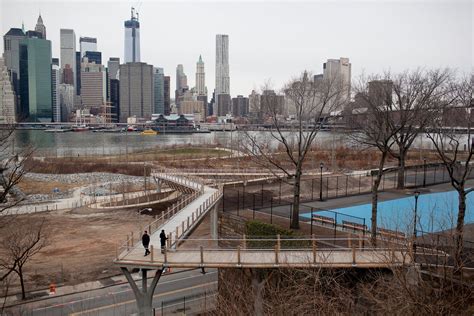 squibb bridge  brooklyn bridge park opens   york times