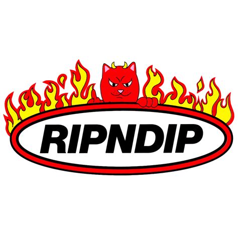 Rip N Dip Red Devil Sticker 2 5 X 5 Calstreets Boarderlabs