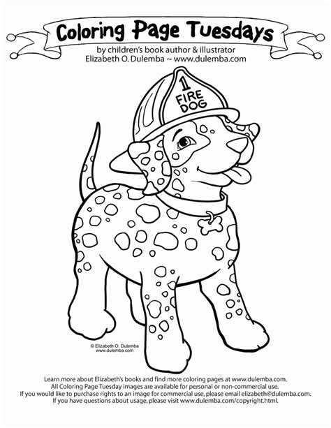 genius  dog safety coloring pages rehearsal sparky  fire