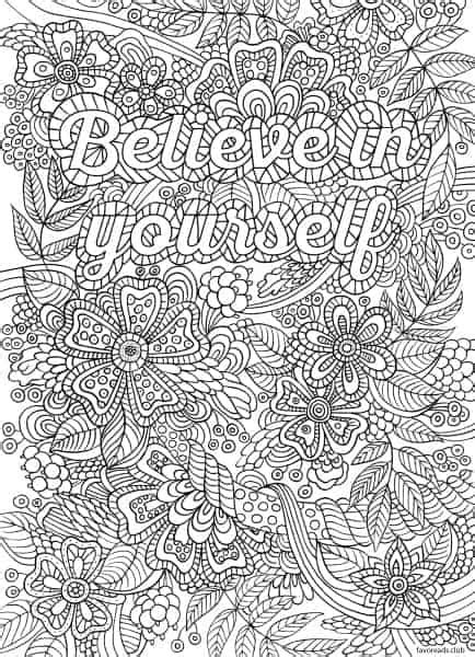 adult coloring pages  inspiration  stress relief favoreads