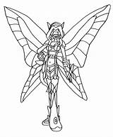 Digimon Kazemon Coloring Deviantart Elfkena Frontier Bw Pages Anime Lineart Drawings Drawing Sketch sketch template