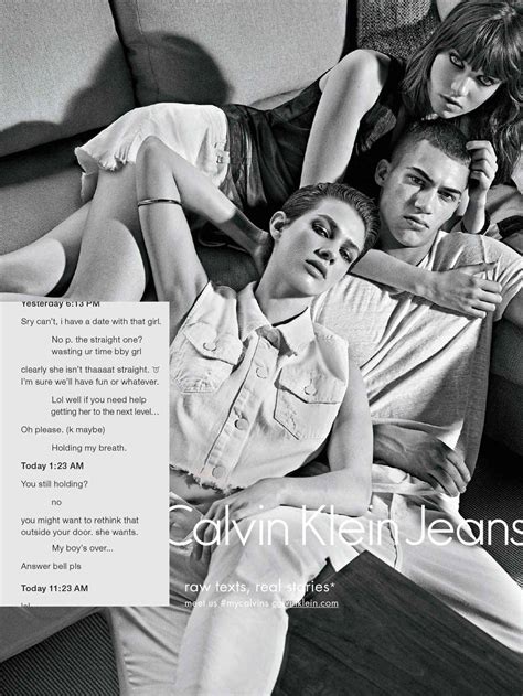 Calvin Klein Includes ‘sexting’ In New Campaign Mess Magazine