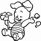 Pooh Winnie Piglet Flower Eeyore Wecoloringpage sketch template
